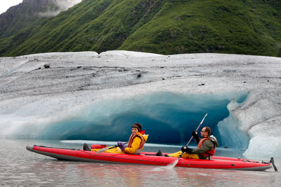 Alaskan cruise kayaking