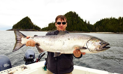 Alaskan salmon fishing